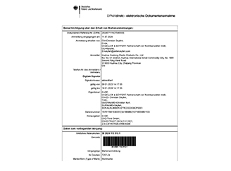 《BeeLon德国第19类商标》-上海壮丽建材有限公司